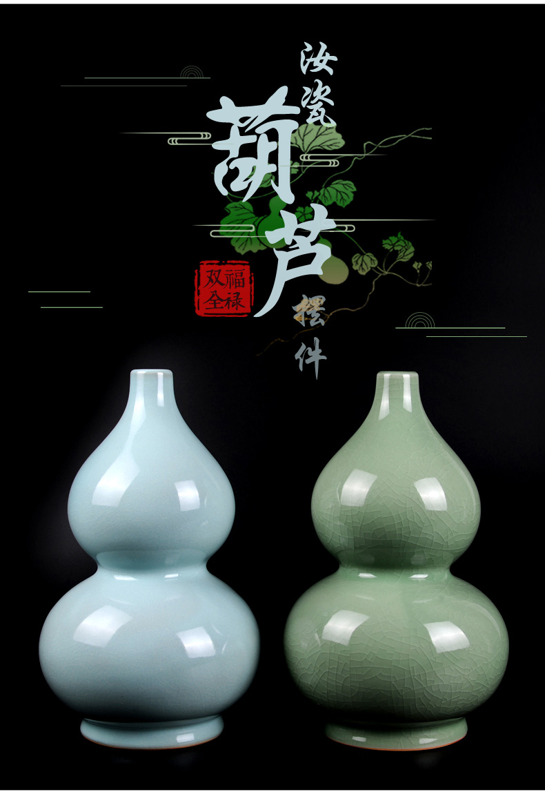 Your up big gourd creative Your porcelain ceramic arts and crafts of Chinese style classical feng shui furnishing articles in living in adornment the birthday gift