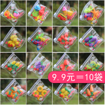 Bagged fruit dinosaur eraser Creative stationery for children primary school students gifts Cute cartoon prizes School supplies