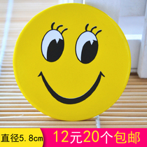 Smile face badge big eyes eyelashes smile face badge brooch brooch badge large diameter 5 8cm 20