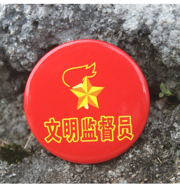 Huy hiệu trâm cài trẻ em Phần thưởng huy hiệu pin Học sinh tiểu học huy hiệu ba học sinh giỏi 4.4cm10 cài áo vest