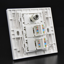 86 type TV computer TV panel 2 free CAT6 Gigabit Category 6 network TV antenna TV wall socket