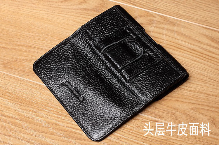 Miễn phí bài mới vải hạt da nam eo điện thoại di động túi chéo mặt cắt từ khóa đeo vành đai túi trung niên túi đựng điện thoại treo cổ