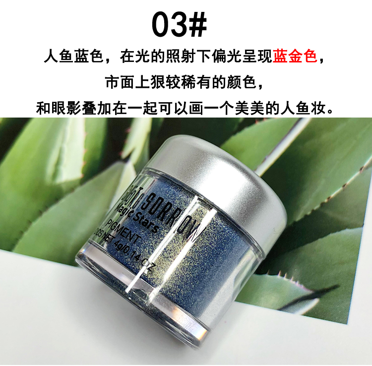 FORGET SORWAY Châu Âu và phấn mắt Pearlescent Chameleon Polaroid Mercury Powder Highlight Brightening Powder Blush Ins phấn mắt tốt