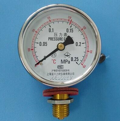 Shanghai Sanshen Portable Medical High Pressure Sterilizer Accessories Sterilizer Pressure Steam Sterilizer Pressure Gauge