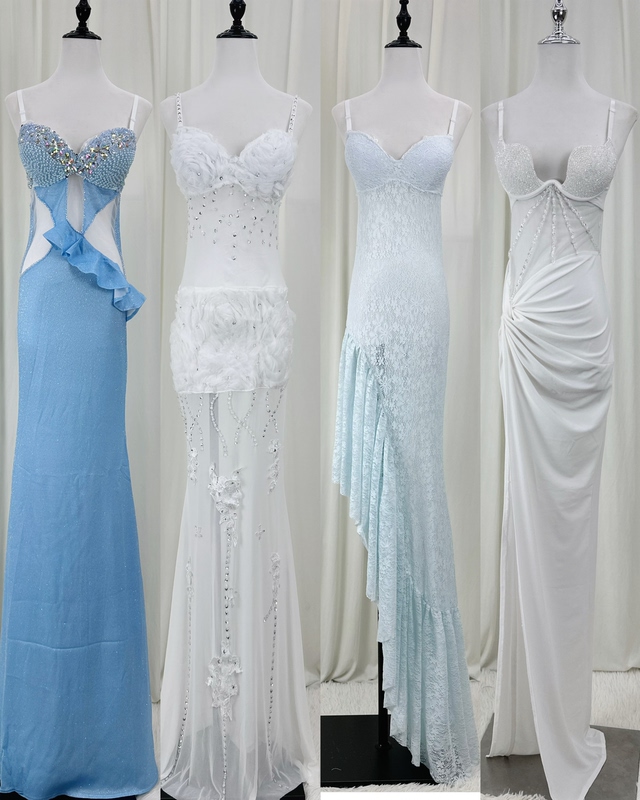 Evening Dress with Low-Cut Deep V-Neck, Sexy and Flattering, Covers the Belly, Suitable for Banquets, Strapless, Bodycon, Long Fishtail Dress