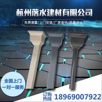 Aluminum alloy independent rain water bucket Villa Eave Trench Color Aluminum Square Drainage Pipe Large Manufacturer 80x100 Dezé can do