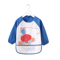 Antarctic people waterproof anti-dressing baby apron baby eating coat bib children long sleeve painting clothes autumn and winter