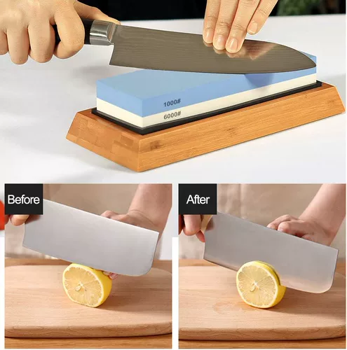 Новая модель 1000/6000 сетчатого шлифовального ножа Shijia Super Fine Double -Shed Special Professional Professional Professional Stone Blade