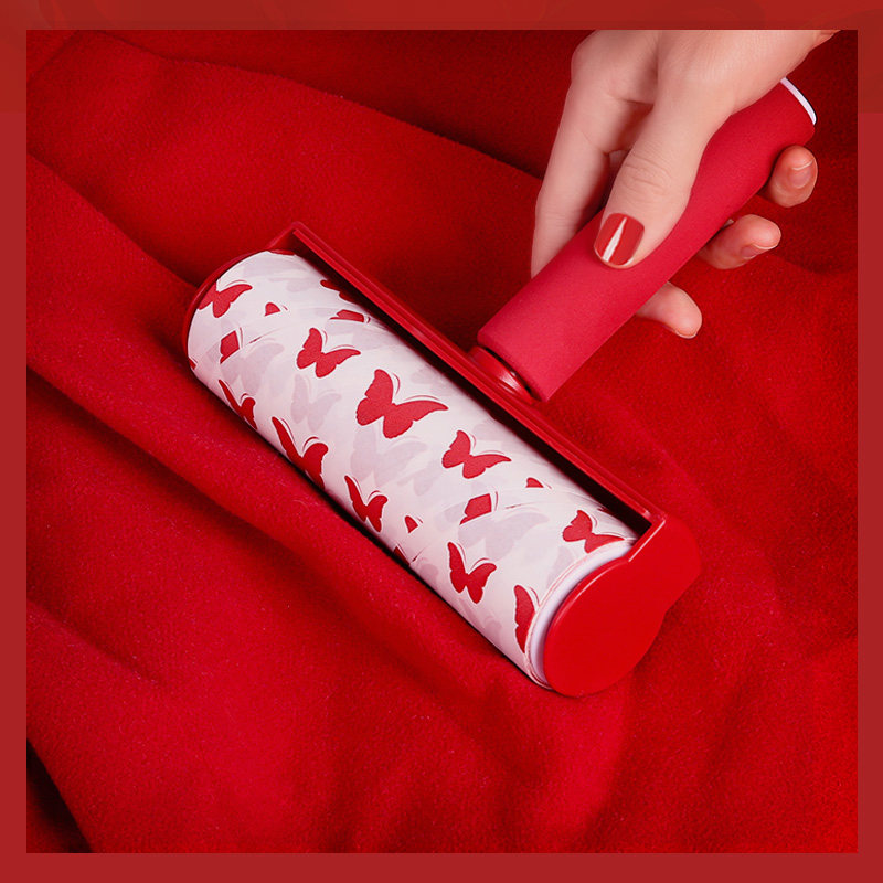 Adhesive tire remover tearable roller roller brush sticky hair stain artifact clothes felt sticky hair removal replacement rolling tube toilet paper clothing home