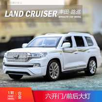 Toyota Road Tour Rand Cool Lutzer SUV Alloy Off-road Car LC200 Car Model Emulation Metal Toy Retroforce