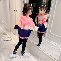 Girl Coats Spring Autumn Money 2022 New Ocean Gas Children Autumn Clothing Online Red Blouses Big Children Clothes Girl Clothes Trendy