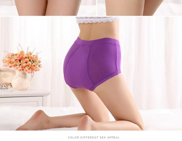 Vòng eo cao có kinh nguyệt chống rò rỉ đồ lót sinh lý nữ màu đỏ kích thước lớn chất béo mm dì quần khỏe 200 phân cộng với phân bón đồ lót hàng hiệu