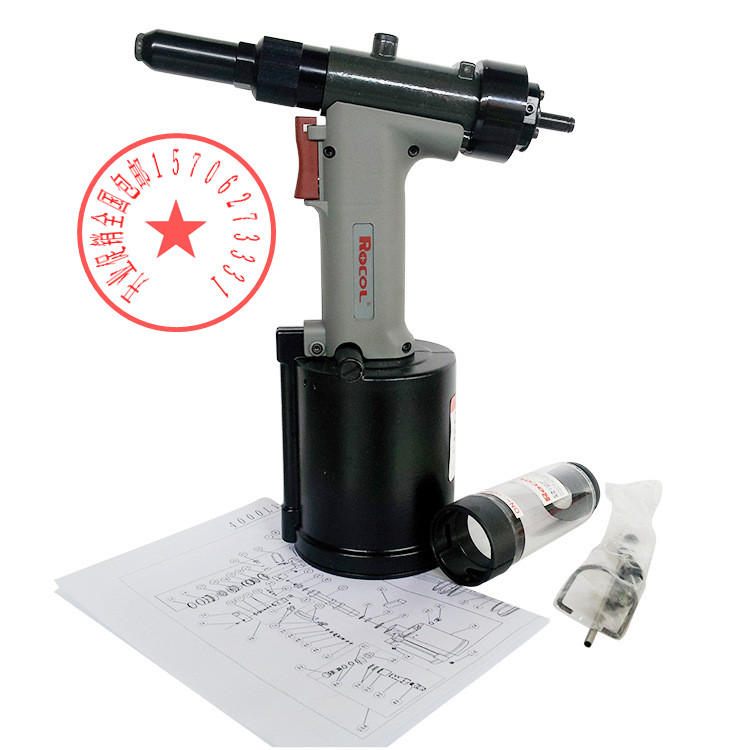 Open Rocol Rogo Riveting Tool Pneumatic Hydraulic Pull Gun RL-4000SV Self-Suction