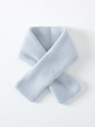 Children's Small Scarf Collection - 100% Cashmere Consinee Yarn - Winter Baby Infant Warm Perforated Scarf