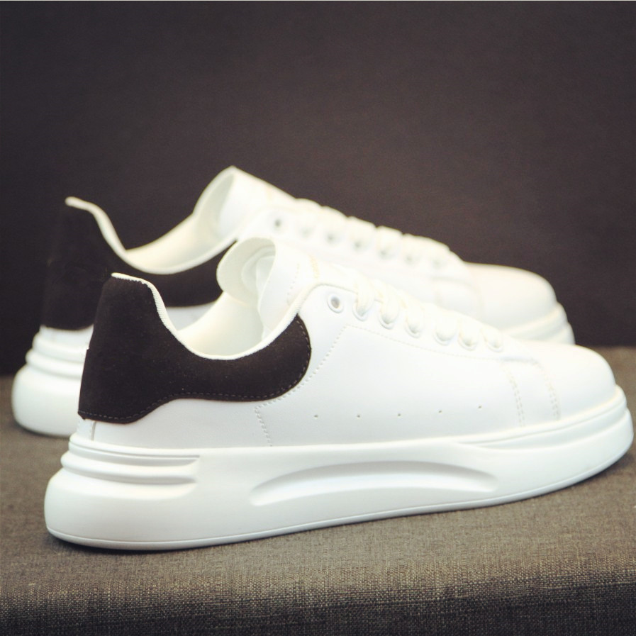 Hong Kong Tide Cards 2021 Fall New Thick Bottom Small White Shoes Inner Heightening Men's Shoes Nets Red Casual Street Shooting Sports Board Shoes