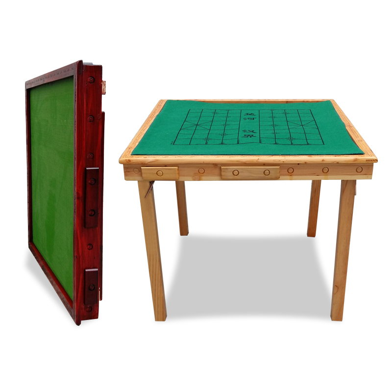 Buy Parcel can fold simple mahjong table solid wood manual home chess
