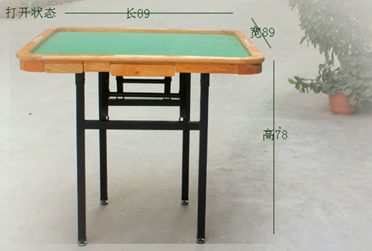 Miễn phí vận chuyển phong cách Trung Hoa đơn giản bằng gỗ nguyên khối gấp bàn mạt chược tại nhà bàn mạt chược cán tay cờ vua và bàn đánh bài bàn ăn giải trí đa năng