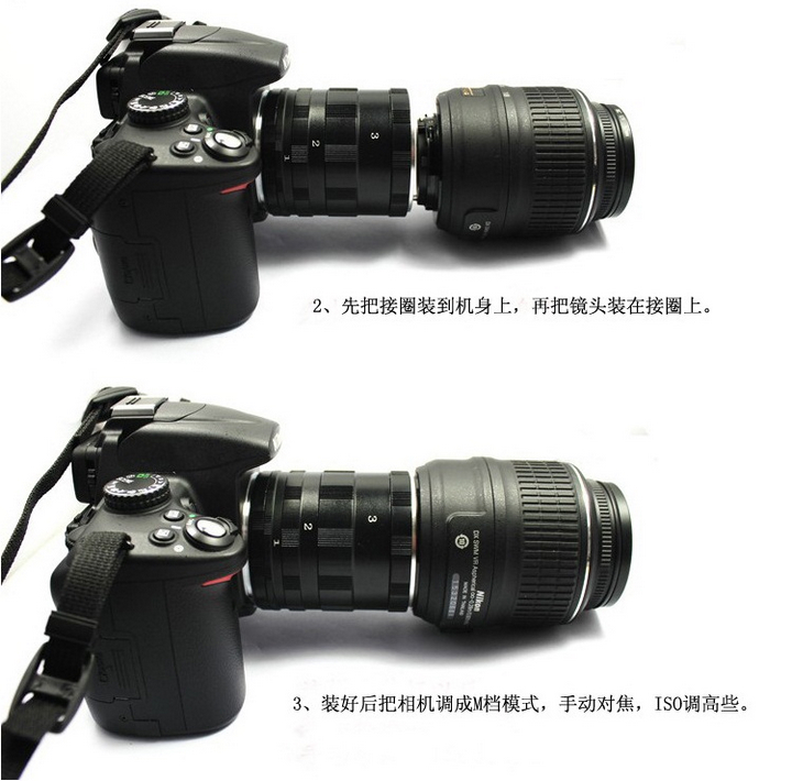 Vòng cận cảnh cổng AF AF trên vòng cận cảnh AF / MA - Phụ kiện máy ảnh DSLR / đơn chân máy quay