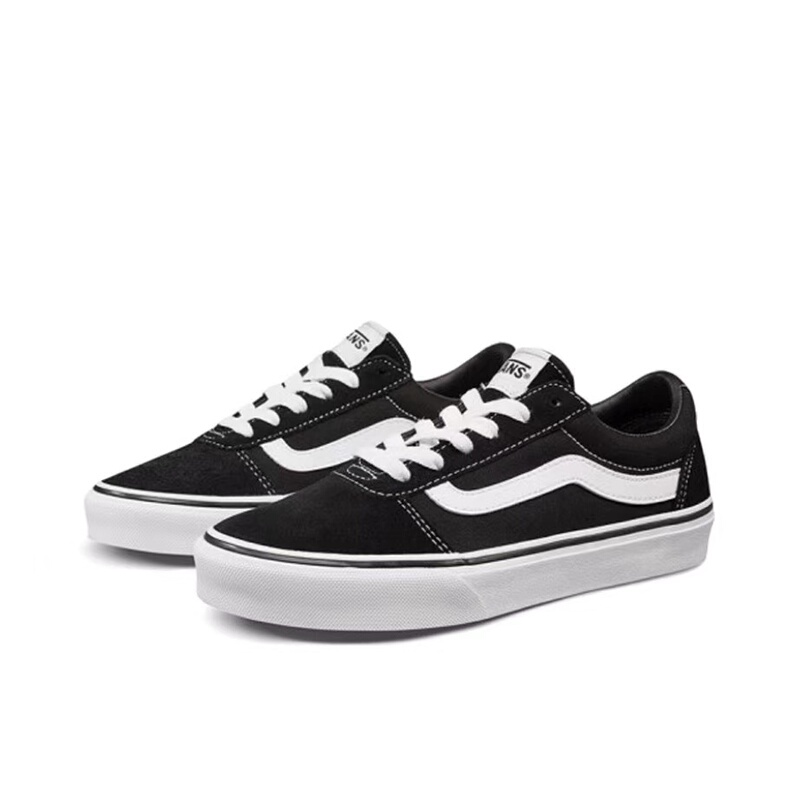 Vans Ward Fashion Classic Casual Shoes Black/True White Women's Model/Black