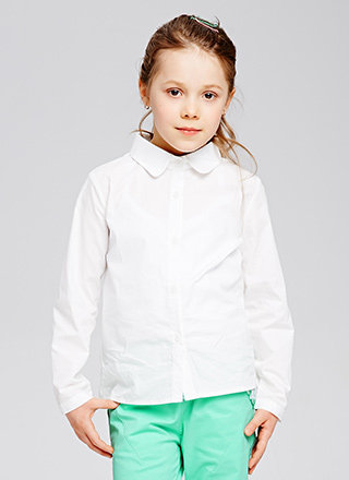 Chemise fille à manche longue - Ref 2085951 Image 10