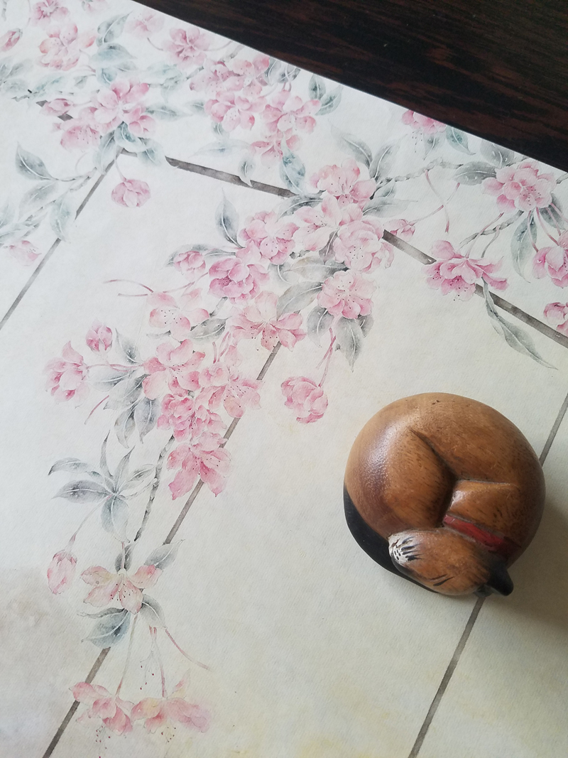 Màu sắc khác nhau Trung Quốc mới treo màn hình rèm mềm phân vùng mềm màn hình mềm treo rèm bán trong suốt rèm cuốn 575 tường đầy đủ mùa xuân - Màn hình / Cửa sổ vách trang trí phòng thờ