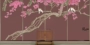 Lanshi art phổ biến hiện đại Trung Quốc treo rèm màn hình phòng khách vách ngăn rèm mềm 482 rừng hoa mở - Màn hình / Cửa sổ song cửa sổ gỗ đẹp