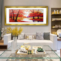 Ancient Wu Woman Red Pure Handmade Suzhou Embroidery Genuine Silk Su Embroidered Finished Product Hung Painting Living Room Bookhouse Decoration Painting Financial Hongfu