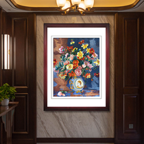 Ancient Wu Woman Red Suzhou Embroidery Suembroidery Finished Product Hung Painting Pure Handmade Embroidery Painting Great Genguan Decoration Painting Stillness Vase