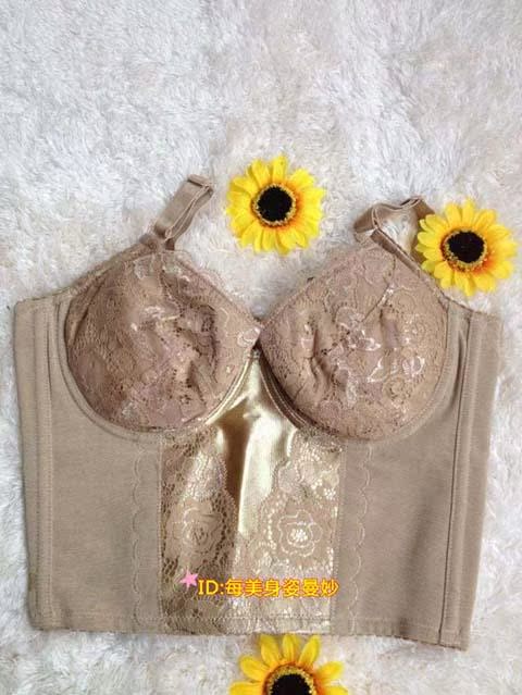 Đồ lót Antinian quản lý cơ thể đích thực hoàng gia bộ ba mảnh gồm 3 bộ mài mòn ANTINIYA - Corset hai mảnh áo lót nữ