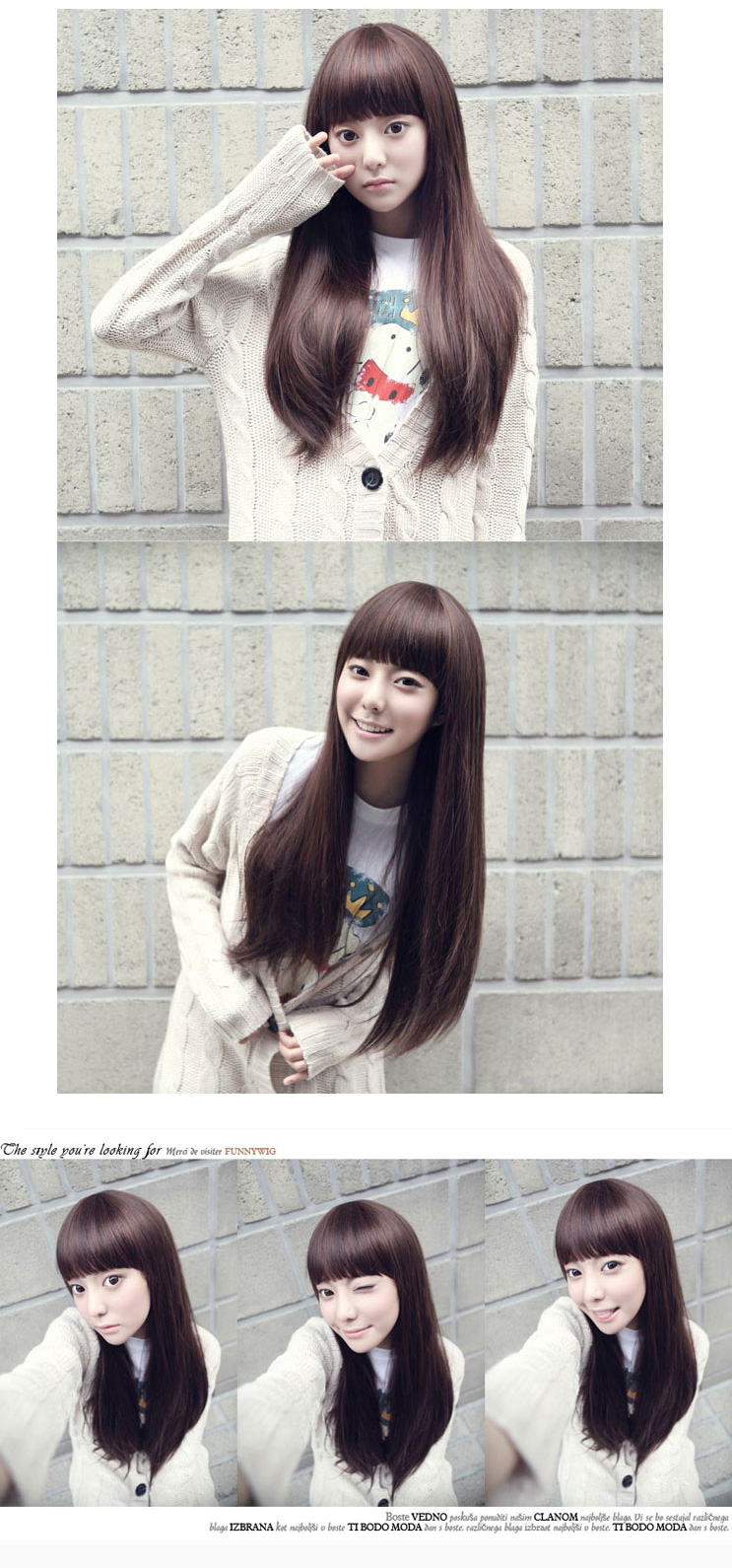 Perruque Long cheveux raides - Ref 2609327 Image 40