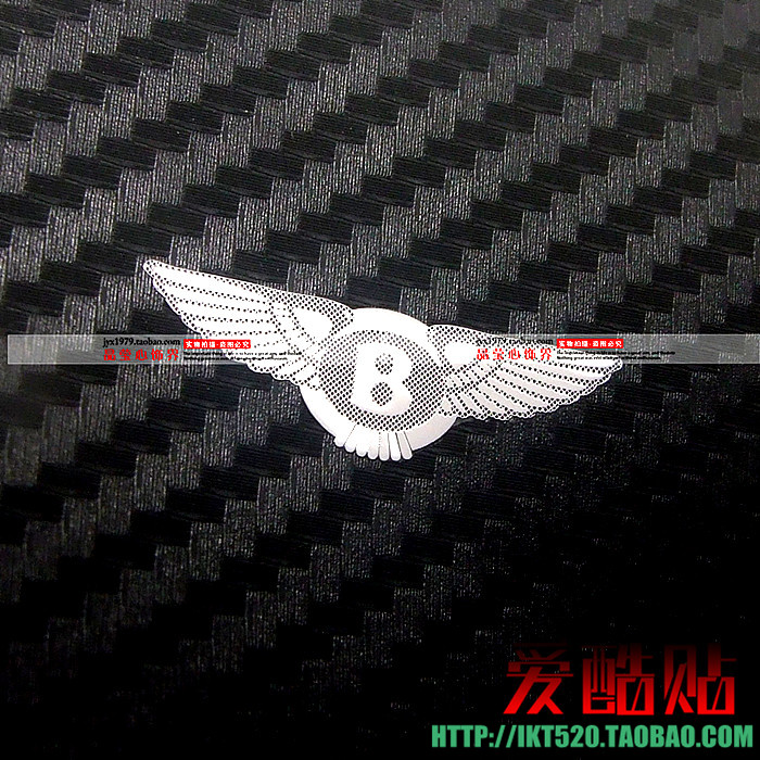 Bentley logo metal sticklini logo mobile phone sticker phone DIY glorify radiation-proof patch