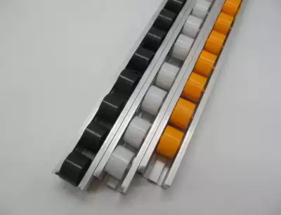 Floss strip slide rail 44 aluminum alloy flow bar aluminum alloy frame slide rail strip storage shelf for storage shelves