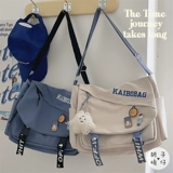 Японская брендовая вместительная и большая сумка через плечо, ранец, в корейском стиле