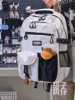 Bearded Chicken Large Capacity Travel Backpack Men's Student School Bag Trendy Outdoor Backpack Women's Computer Hiking Backpack