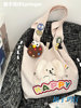 Japanese-Style Cartoon Cute Puppy Shoulder Bag for Girls, Soft Girl Student Large-Capacity Handbag Corduroy Bag