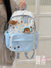 Bearded Chicken Backpack for Junior High School Girls, Niche High-Value Backpack for Girls, Cute Puppy High School Student Backpack