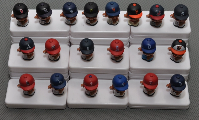 MLB Major League Bóng chày Búp bê Puppet Nhựa Keychain Mặt dây chuyền Yankee Dodge Red Sox Bear Puppet - Bóng chày gậy bóng chày ngắn	