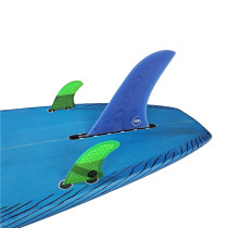 UPSURF single-end rudder single surfing exclusive fishfin glass-covered tailfin 9-inch multicoloured fin accessories