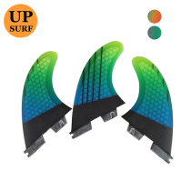 UPSURF gradient fin surfboard fin carbon fiber tail rudder surf tail fin Double Tabs 2 glass fiber