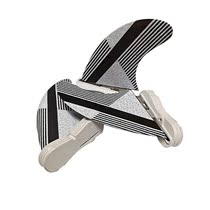 UPSURF surfboard tail rudder glass fiber tailfin surfboard fins fins three sets double taps 2
