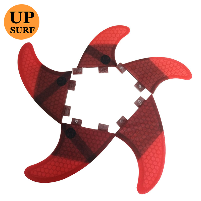 UPSURF Surf Five Piece Surfboard Fin Professional Fiber Surf Tabs