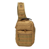 Army Meme Outdoor Sports Casual Diagonal Cross-pack Mountaineering Camping Waterproof Single Shoulder Bag Molle Camouflated Tactical Backpack