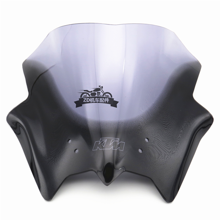 KTM DUKE120 200 390 xe máy kính chắn gió phía trước sửa đổi kính chắn gió che chắn chất lượng cao - Kính chắn gió trước xe gắn máy 	kính chắn gió xe máy sh