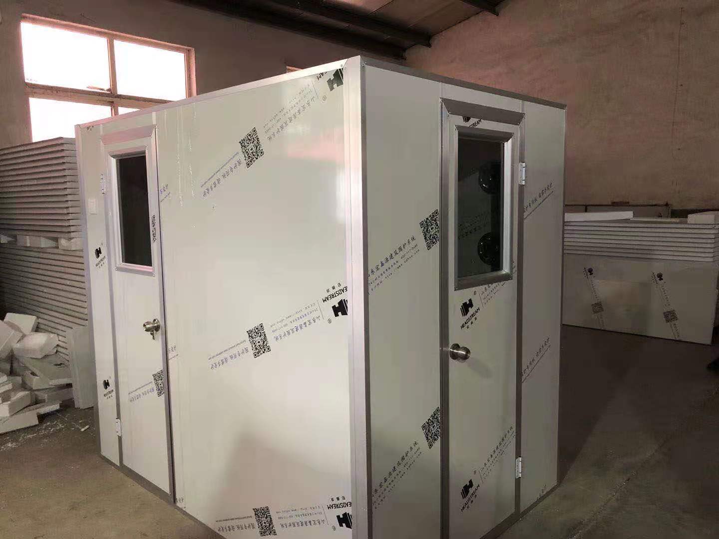 Stainless Steel Wind Shower Room Factory Single Double Blow Automatic Induction Wind Shower custom stock Shower Channel Wind Gonorrhea