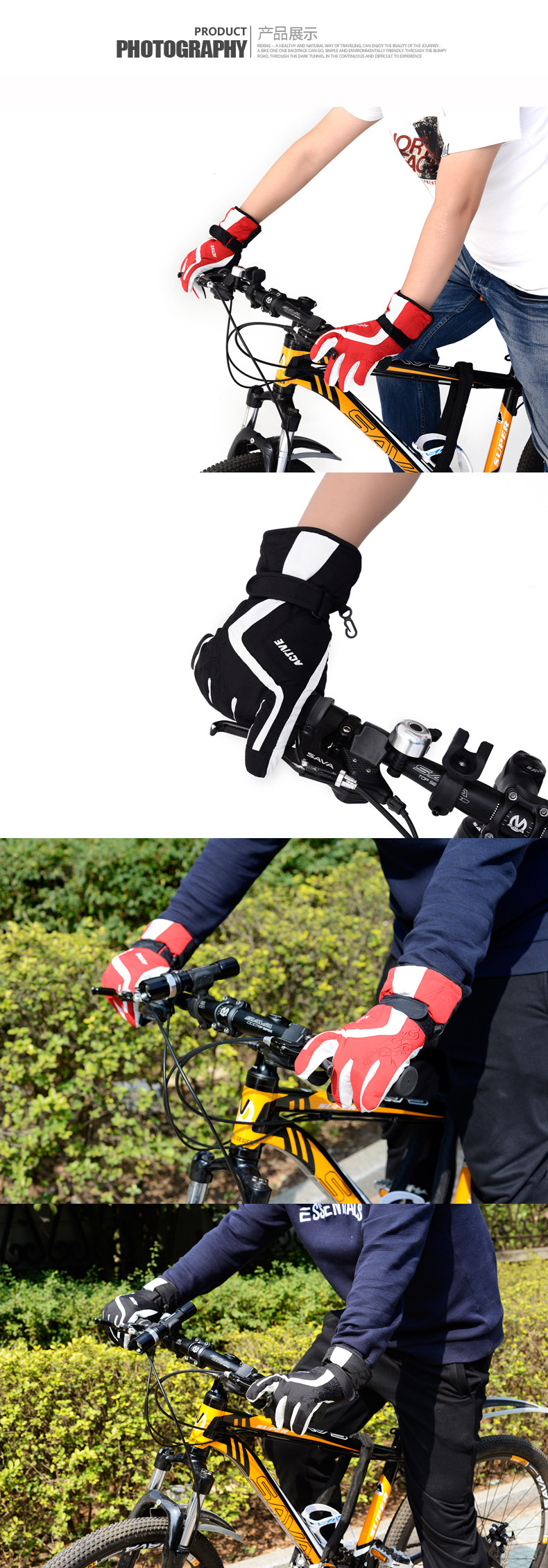 Gants de cyclisme mixte ZENTORACK - Ref 2243420 Image 10