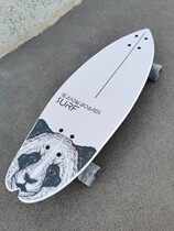 SEASONBOAEDS land surfboard PANDA black and white panda 31 inch road rush big fish board yow