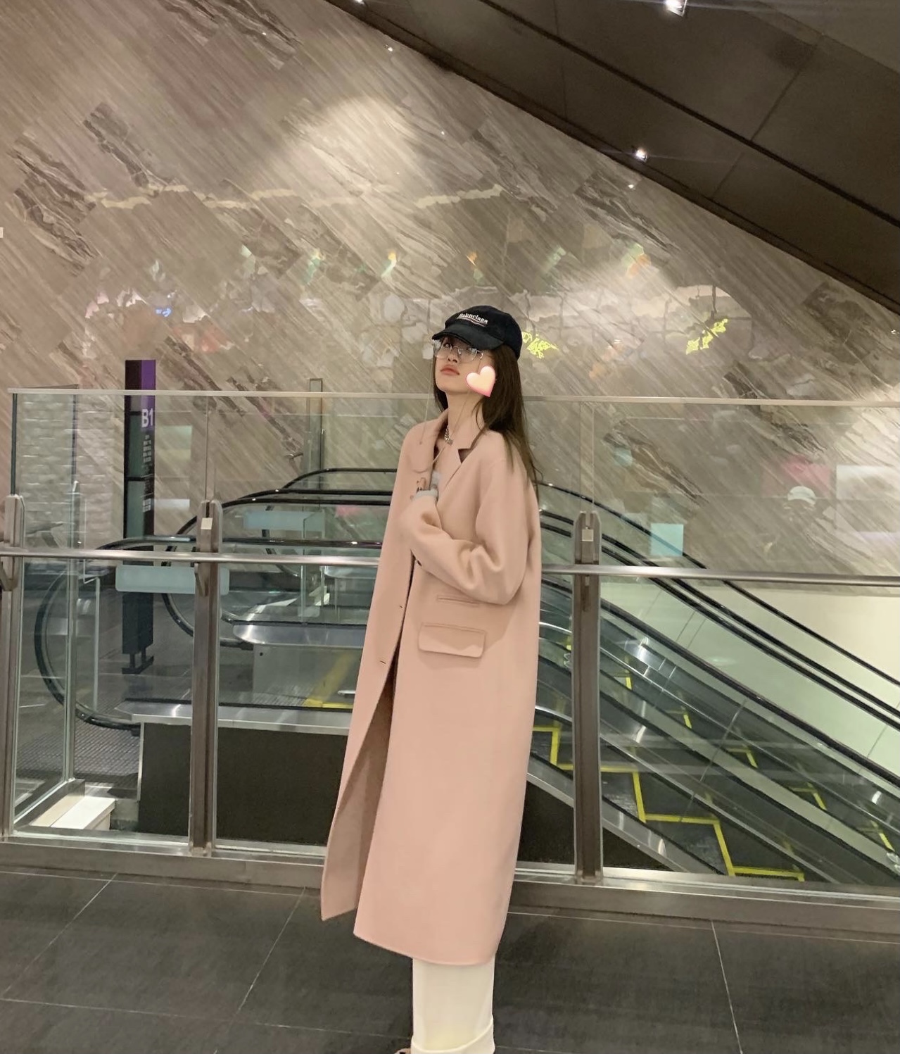 WANANTONG winter Seoul coat High branch full hair boast boast woman autumn winter long version of woolen