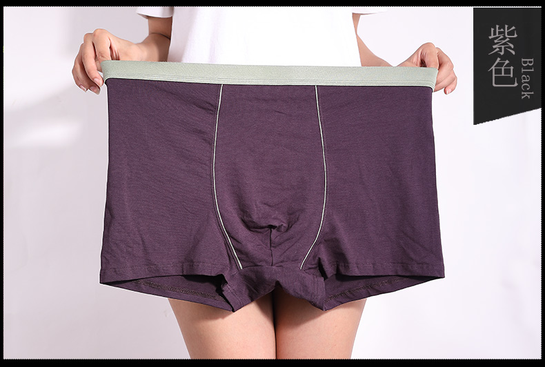 Chất béo cotton siêu lớn size đồ lót nam năm nay cộng với phân bón để tăng thêm quần boxer nam rộng eo cao thả lỏng quan lot nam cao cap