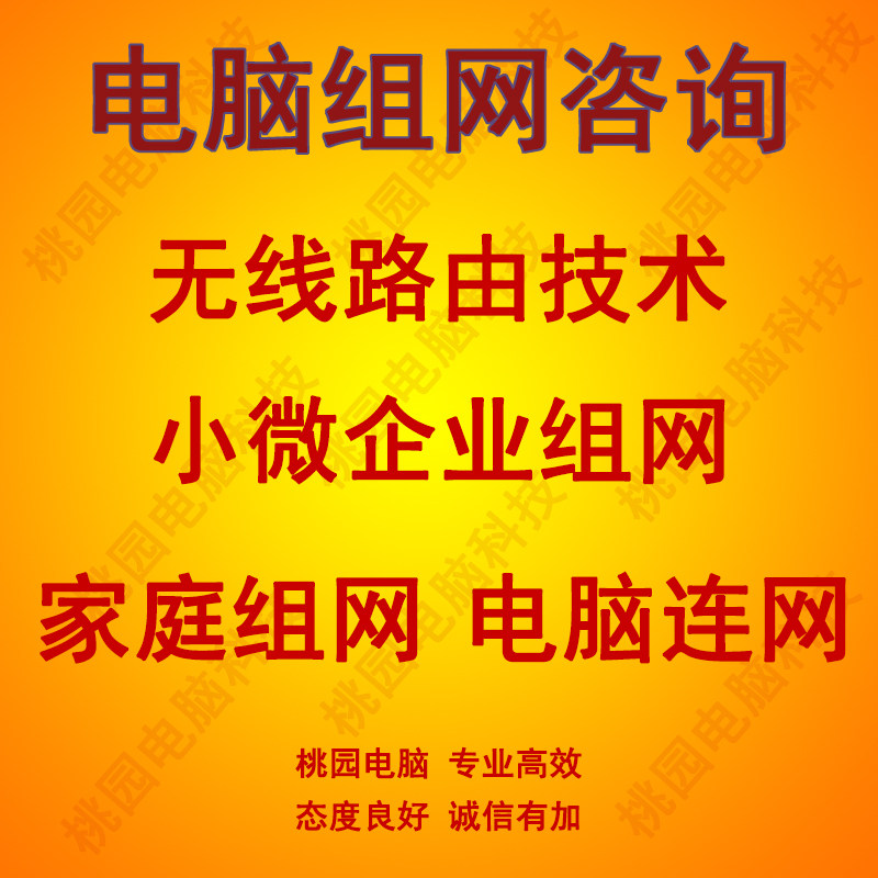 Wireless network networking wired wiring connection technology computer not connected with internet software problem consultation solution