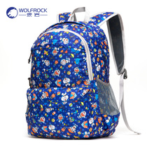 Lightweight shoulder bag mens travel bag foldable storage womens skin bag outdoor mountaineering bag portable travel bag cartoon